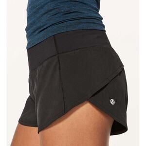 Lululemon Speed Up Short 2.5" – Black – Excellent Used Condition
